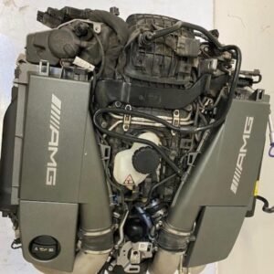 Alternative view of Mercedes ML 63 AMG engine
