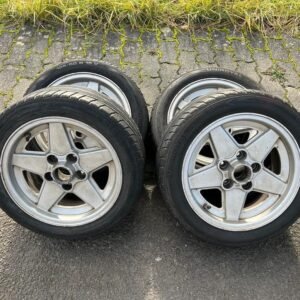 Alternative view of Original Mercedes Benz AMG Penta Wheels Alufelgen W201