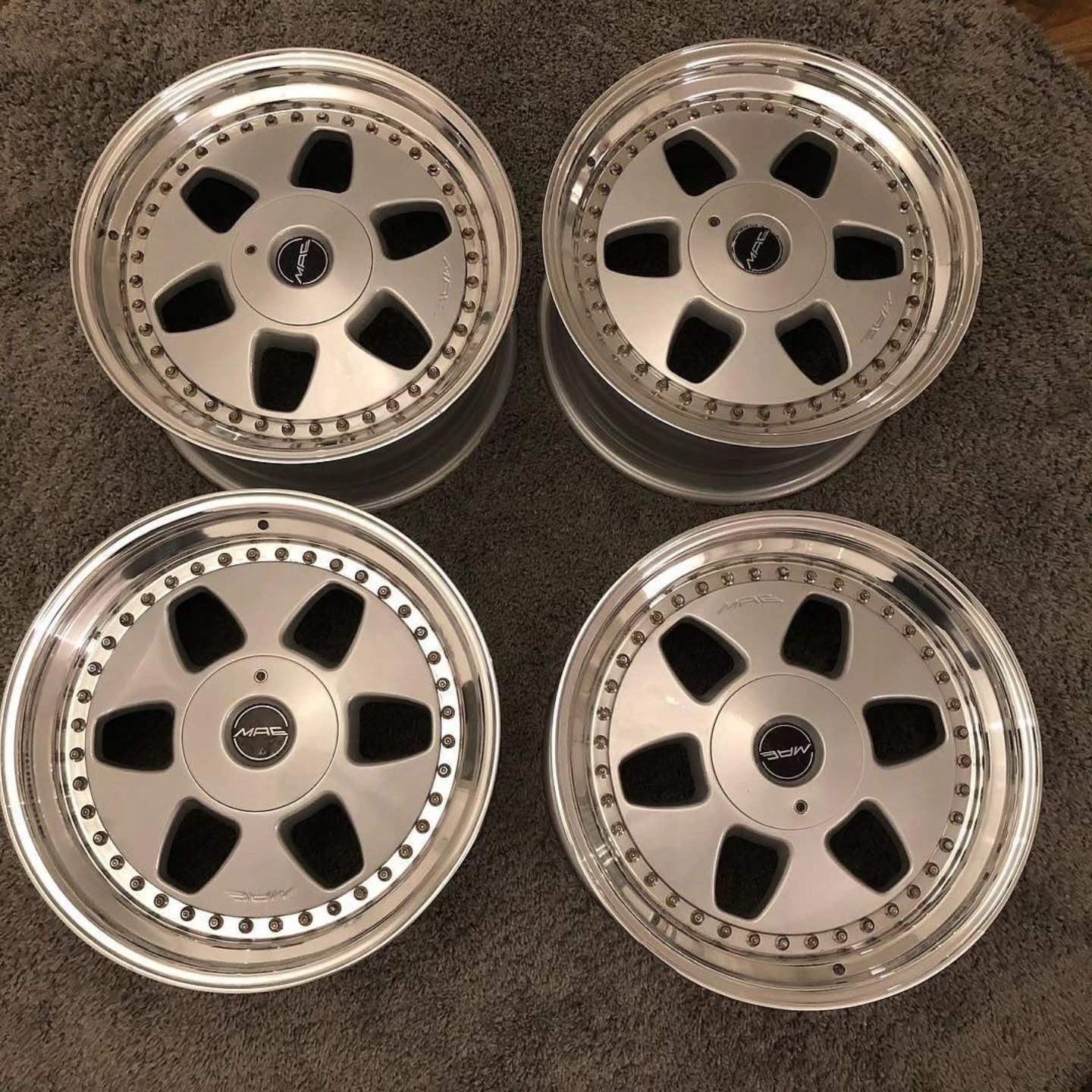 AMG Match 1 Staggered Wheel Set