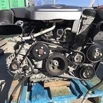 Alternative view of Mercedes-Benz W203 C32 AMG Engine