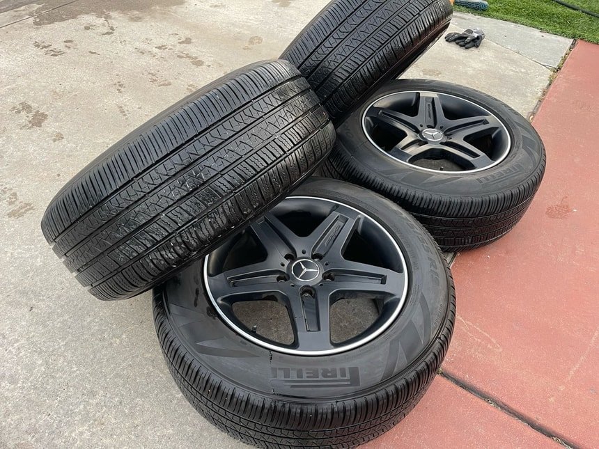 Factory 19″ AMG Wheels & Tires for W463 - Image 11