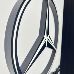Alternative view of Original Mercedes-Benz Promotional Illuminated Sign