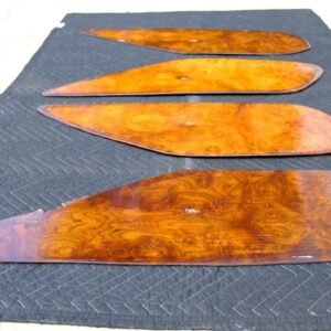 Alternative view of Pre-Merger AMG W126 Wooden Tray Tables & LWB Door Inserts