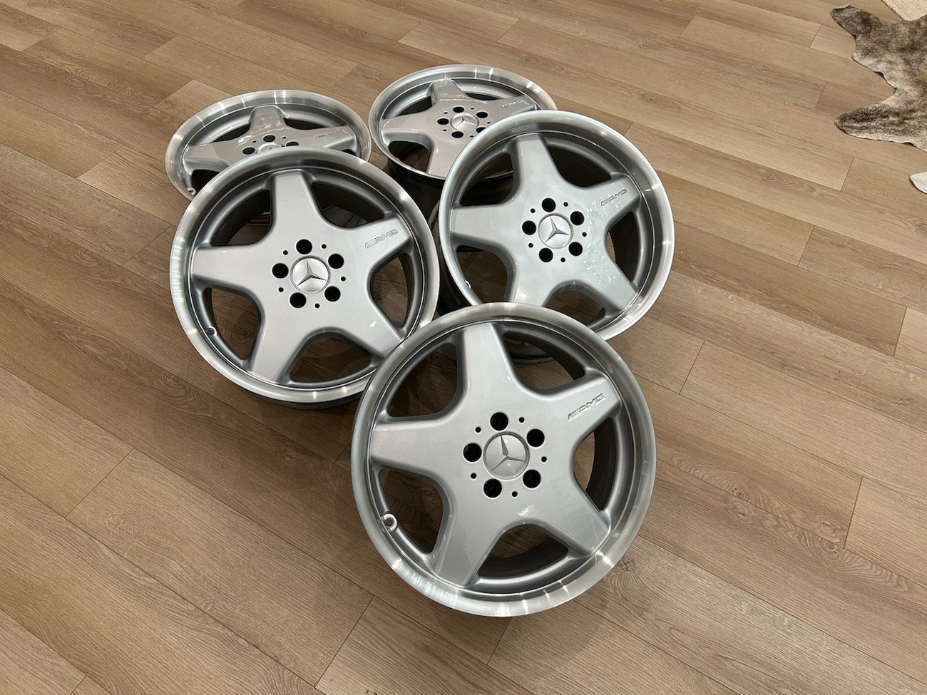18″ AMG Monoblock Style I Sport wheels — Set of 5 - Image 2