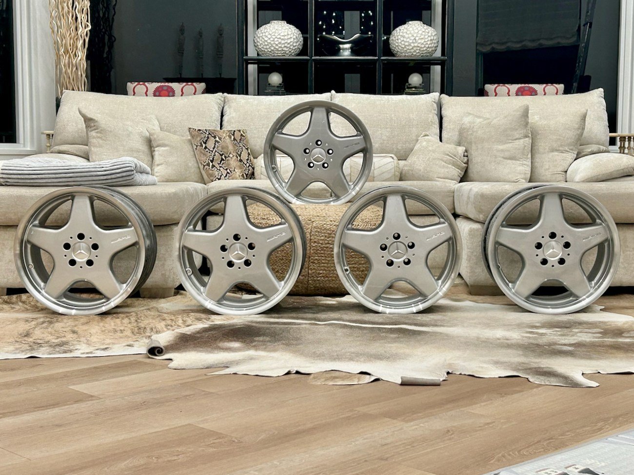 18″ AMG Monoblock Style I Sport wheels — Set of 5 - Image 4